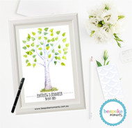 Watercolour Wedding Signing Tree