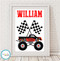 Product image of Monster Truck Name Print