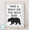 Product image of Take A Walk On The Wild Side Monochrome Print