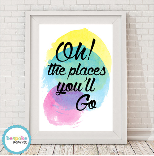 Product image of Oh The Places You'll Go Print