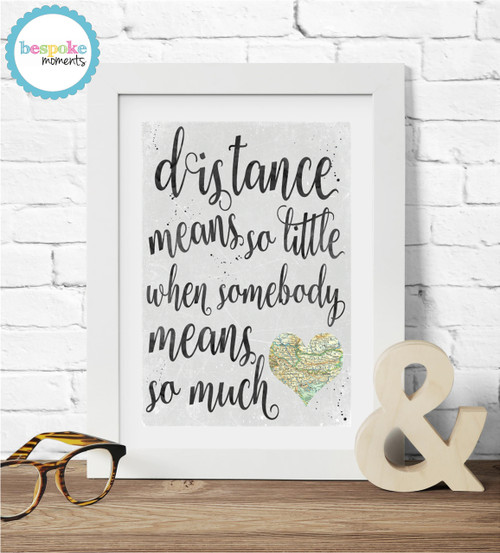Product image of Long Distance Love Print