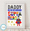 Product image of Daddy Favourite Superhero Print
