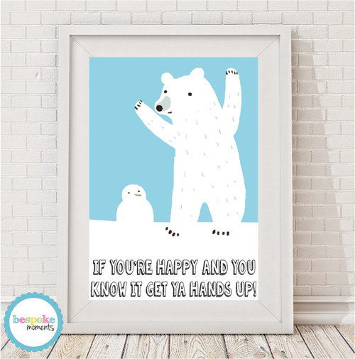 Product image of Happy Polar Bear Print
