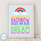 Product image of Somewhere Over The Rainbow Print