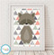 Product image of Woodland Raccoon Print