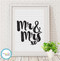 Product image of Mr & Mrs Print - Various Styles