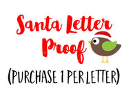 2022 Optional Proof of Santa Letter to your email