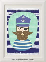 The Captain Nautical Print