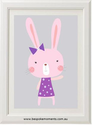 Milly Bunny Purple Print