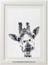 Curious Giraffe Print