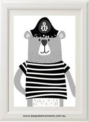 Ahoy Bear Print