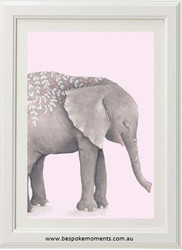 Boho Tribal Elephant Print Pink