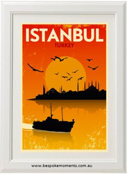 Vintage City Print - Istanbul