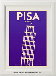 Vintage City Print - Pisa