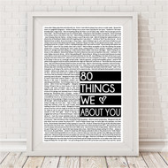 Monochrome Things We Love About You