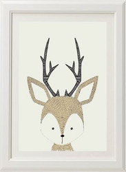 Neutral Deer Print