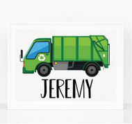 Garbage Truck Name Print