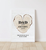 Customisable Dad & Grandpa Print
