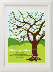 Product image of Oak Tree Birth Print