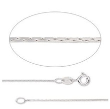 Twisted Cable Sterling Silver Necklace 18 inches 