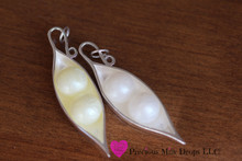 Peas in a Pod (2, 3 or 4 peas)  Sterling Silver