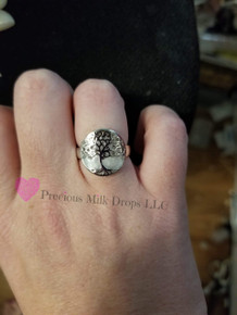 New !!! Tree of life ring extended sizing (ring 21) 