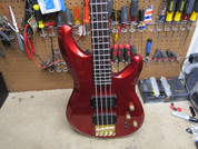 1988 Ibanez RB824 Candy Apple Red