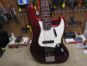 1989 Fender Jazz Bass 62 1962 RI Reissue Stack Knob USA - Candy Apple Red