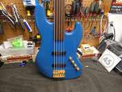 1988 ESP Fretless Jazz Bass 5 1988 - Petty Blue - Japan