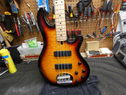 Lakland Skyline 44-01 - Korean - Cherry Sunburst over Figured Top