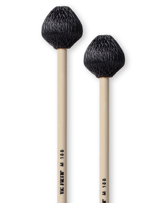Vic Firth M188 Corpmaster Multi-Application Keyboard Mallets Rubber Core 