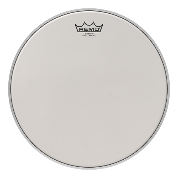 Remo Suede Emperor Crimplock Marching Drumhead - DrumsWest Percussion and  Sound