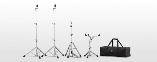 The best freaking hardware ever! So light!!! I love these stands. Rugged. Watch the wind with big, light cymbals. 