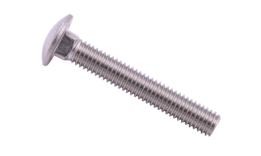 Carriage Bolt 18-8 Stainless Steel 3//8-16 x 5 Qty-25