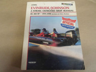 1995-1998 Clymer Evinrude Johnson 2 Stroke Outboard Shop Manual 85 300 HP X