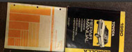 1990 Toyota COROLLA Service Repair Shop Manual Set W AC A/C INSTALLATION BOOK