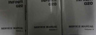 2001 Infiniti G20 G 20 Service Repair Shop Manual FACTORY NEW BOOKS 3 VOLUME SET