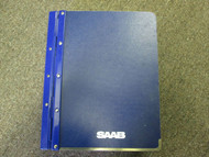 1985-1995 Saab 9000 Body 4 Door Interior Equipment AC Airbag Service Shop Manual