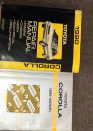 1990 Toyota COROLLA Service Repair Shop Manual Set W ELECTRICAL WIRING DIAGRAM