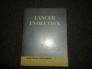 2008 MITSUBISHI Lancer EVO Electrical Supplement Service Repair Manual WORN OEM