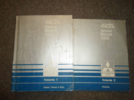 1988 MITSUBSIHI Truck Service Repair Shop Manual 2 VOLUME SET FACTORY OEM 88