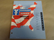 1976 Evinrude Service Shop Manual 15 HP 15604 15605 15654 15655 OEM Boat x NEW