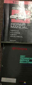 1997 Toyota T100 T-100 TRUCK Service Shop Repair Manual Set W TECH BULLETINS