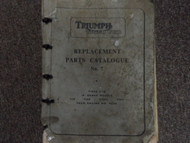 1961 Triumph Tiger Cub Replactment Parts Catalog No. 7 Manual FACTORY OEM BOOK