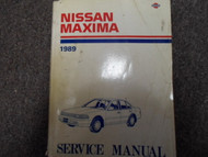 1989 Nissan Maxima Service Repair Shop Manual FACTORY DEALER SHIP OEM BOOK 89 x