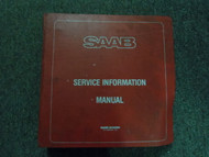1981 82 83 1984 Saab 99 900 Service Information Supplement Shop Manual OEM DEAL