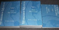 2010 FORD MUSTANG GT COBRA MACH Service Shop Repair Manual Set 10 W PCED & EWD