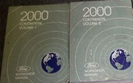 2000 FORD LINCOLN CONTINENTAL Service Shop Workshop Manual Set OEM