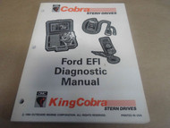 1995 OMC King Cobra Stern Drives Ford EFI Diagnostic Manual OEM Boat