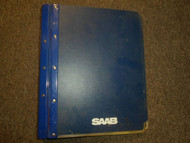 1986 87 88 1989 Saab 9000 News Technical Data Pre Delivery Service Manual OEM 89